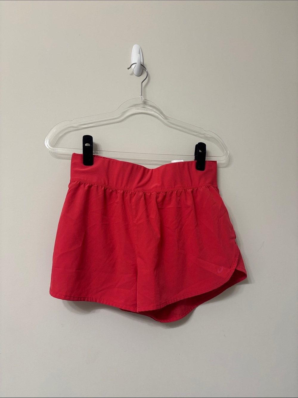 Asics Red Women's Athletic Shorts